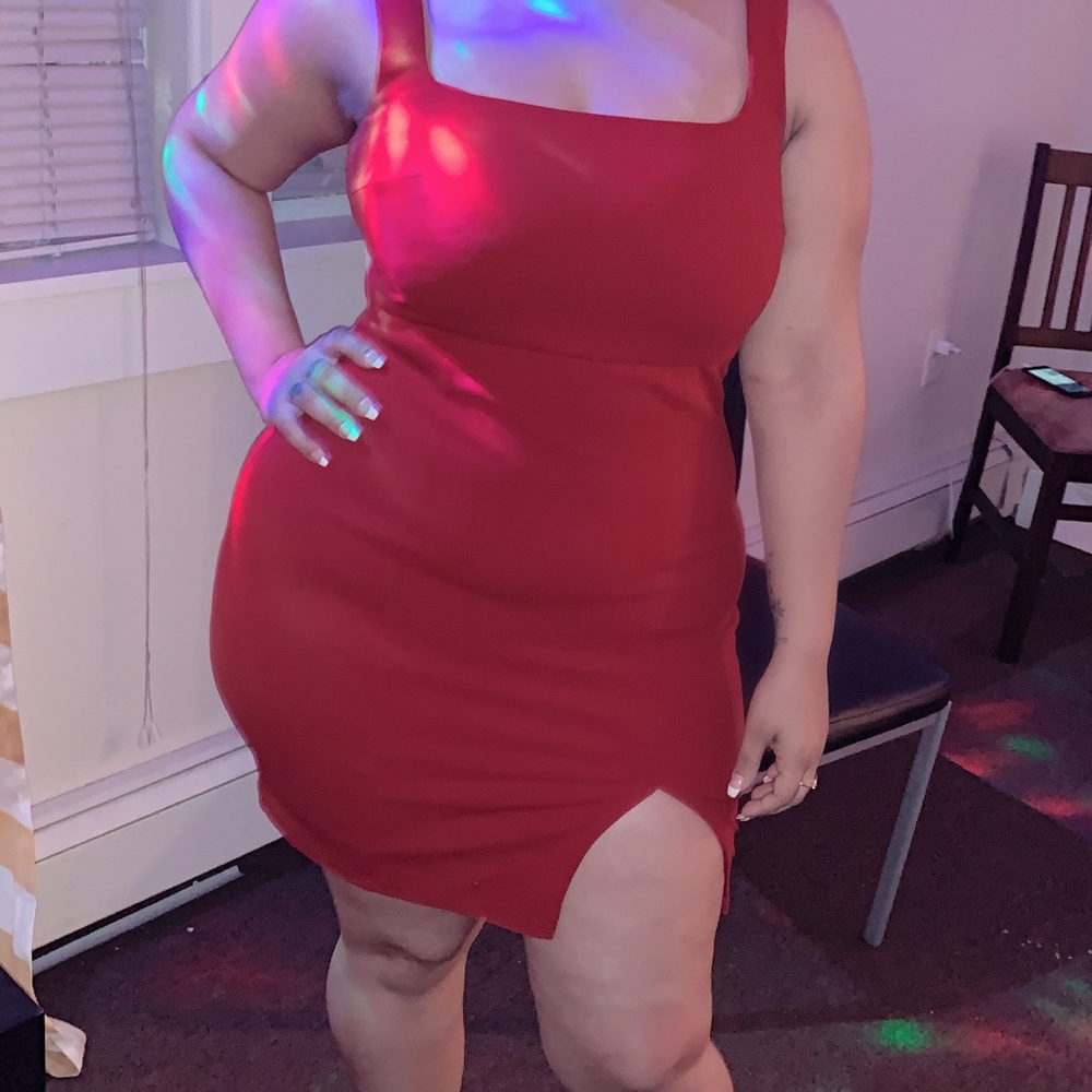 Red fancy dress 🔥